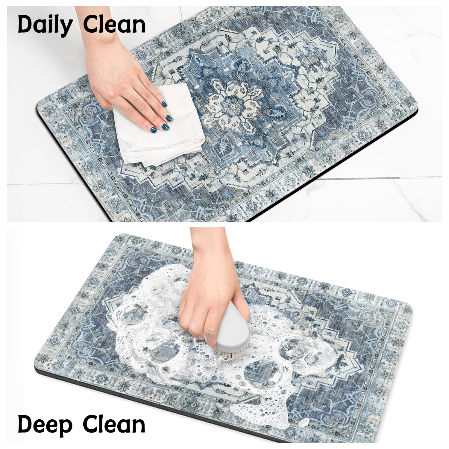 Tapis de nourriture pour animaux de compagnie, tapis absorbant pour distributeur de nourriture et d'eau, tapis de nourriture pour chien, tapis de nourriture pour chat à séchage rapide, fournitures