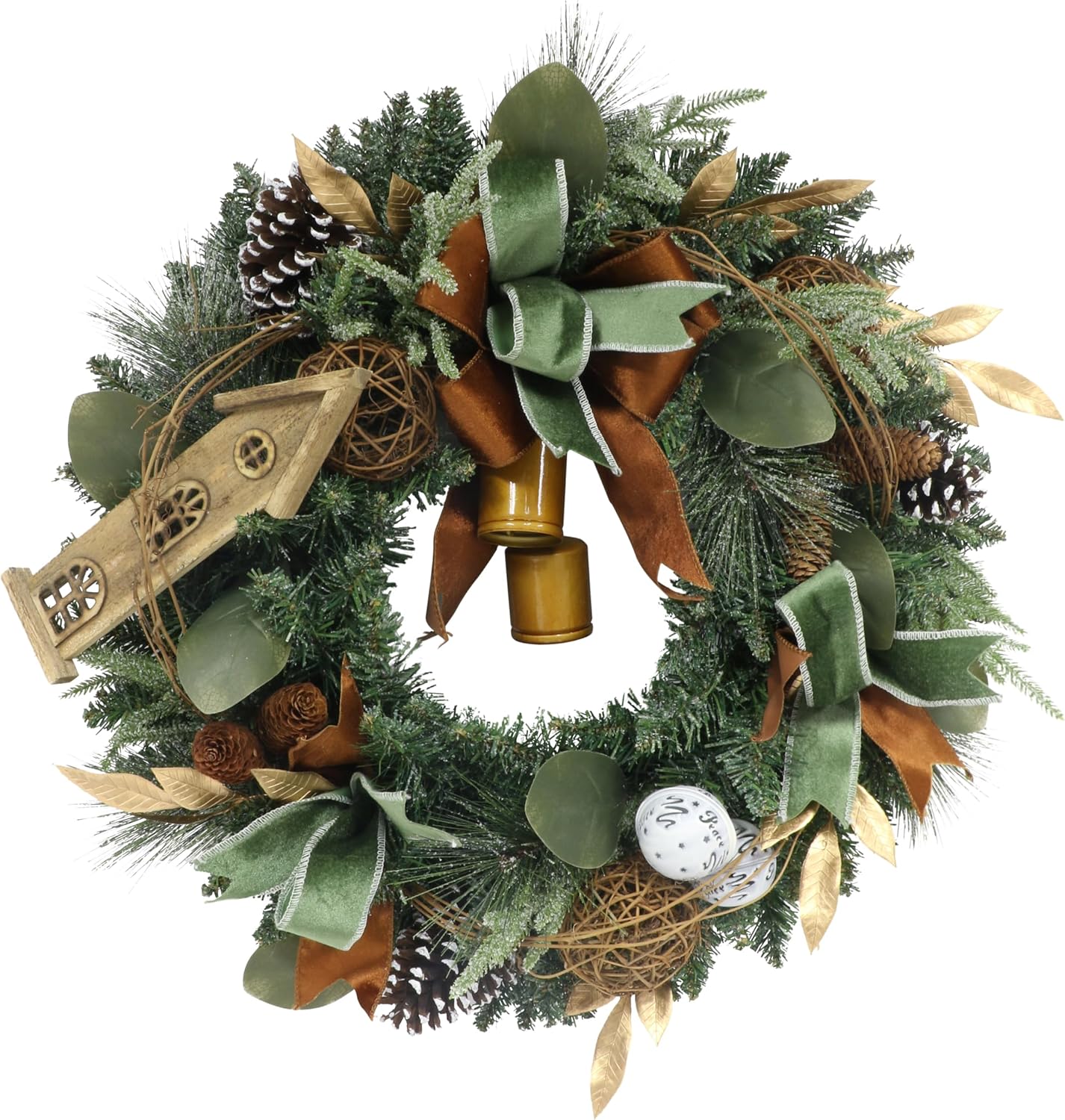 Puleo International 24" Decorated Artificial Wreath