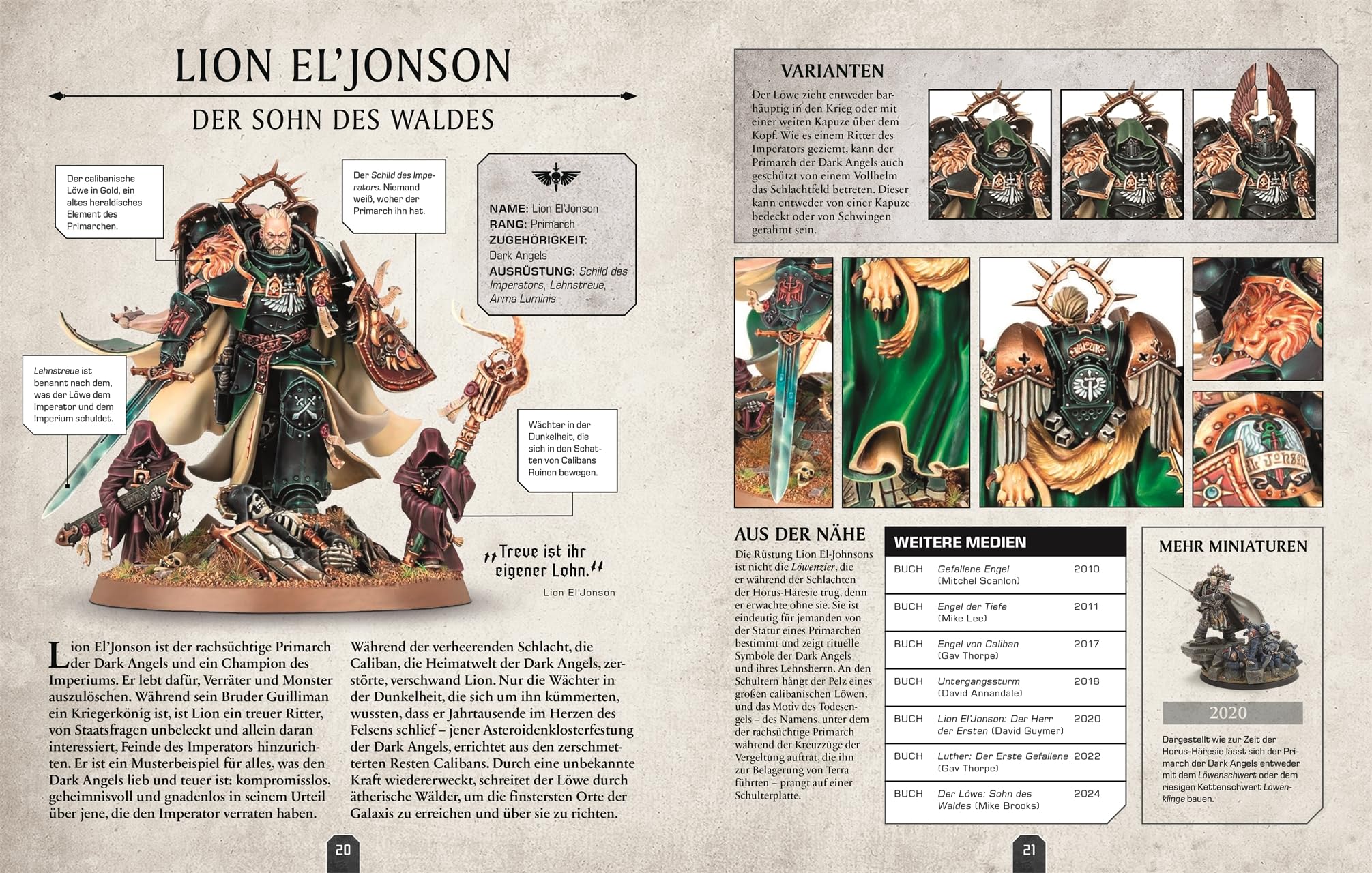 Warhammer 40.000 Lexikon der Figuren: Inklusive Lieutenant Titus Miniatur