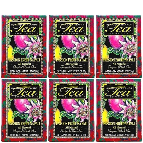 Hawaiian Islands - Té de maracuyá Napoli, 2 onzas (paquete de 6)