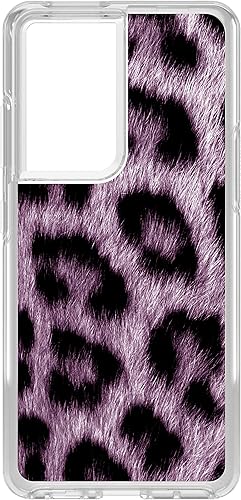 Miniatura 5 de Clear Shockproof Hybrid Case for Samsung Galaxy S21 Ultra (6.8" Screen) - TPU Bumper, Acrylic Back, Tempered Glass Screen Protector - Brown Black