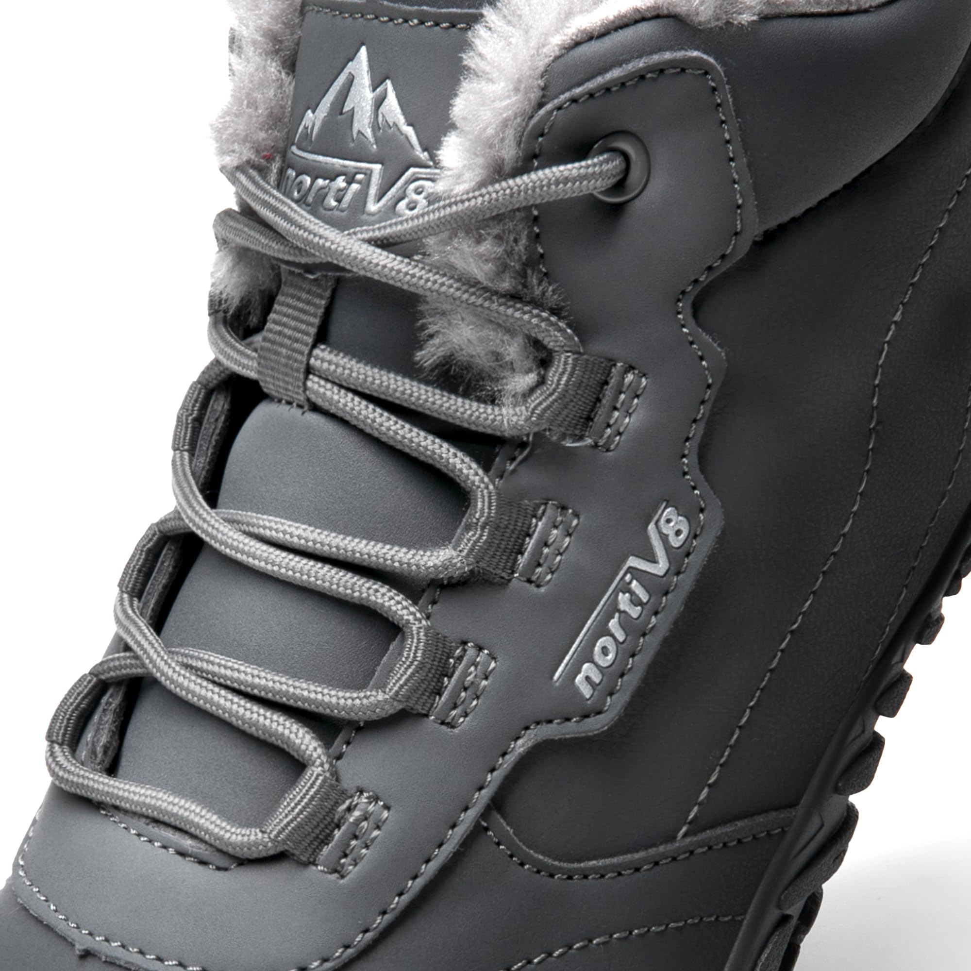 NORTIV 8 Męskie zimowe izolowane wodoodporne buty outdoorowe