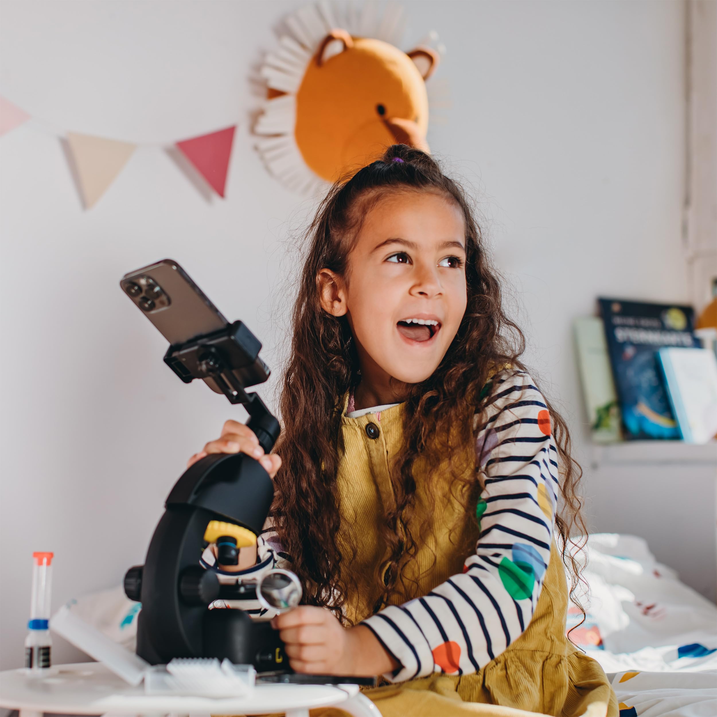 National Geographic Set telescopico e microscopio per bambini e principianti con numerosi accessori