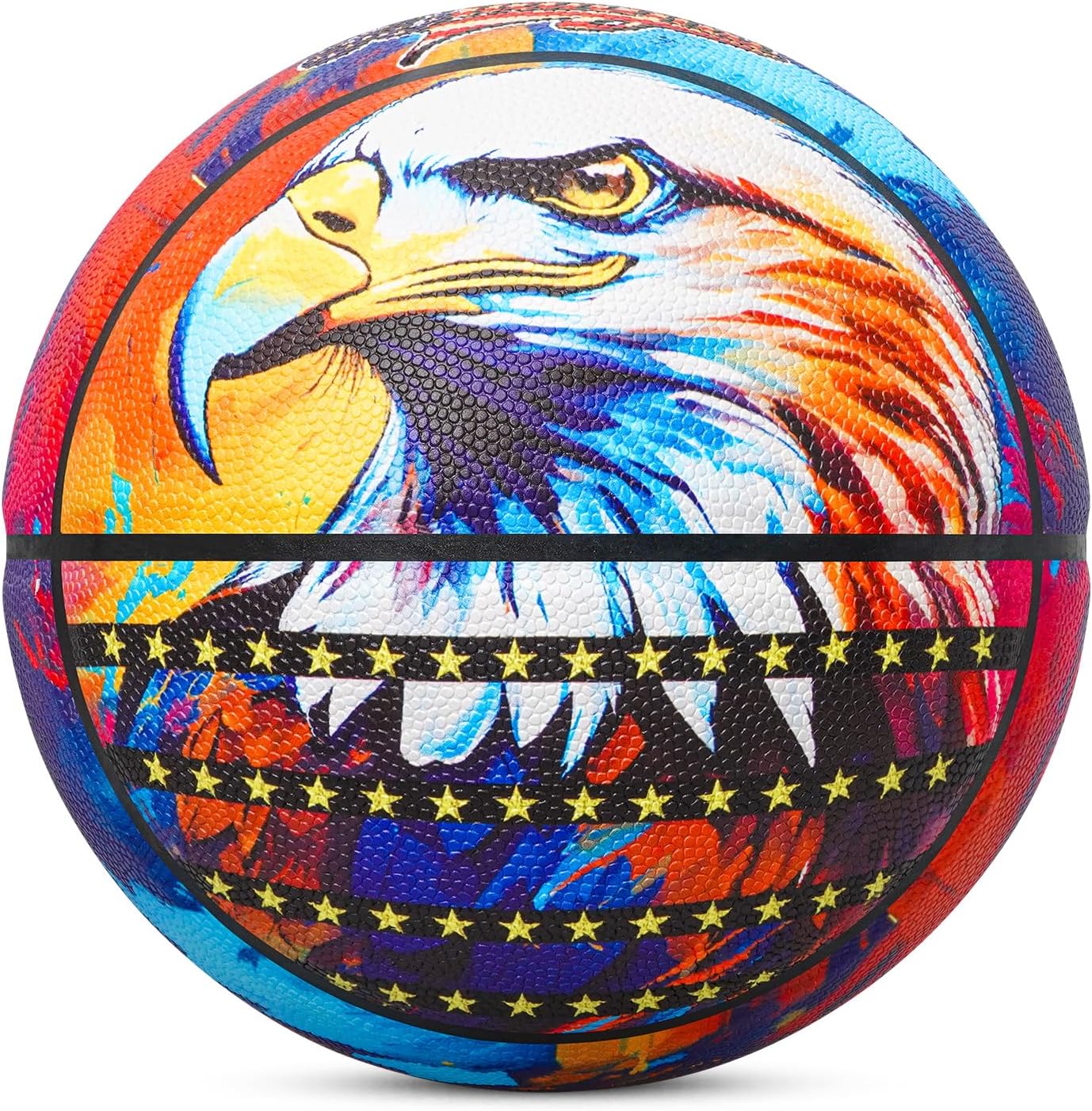 Kuangmi Liberty Court Collection Basketball, Official Size 7(29.5"), Sports Lovers Indoor & Outdoor Street Ball