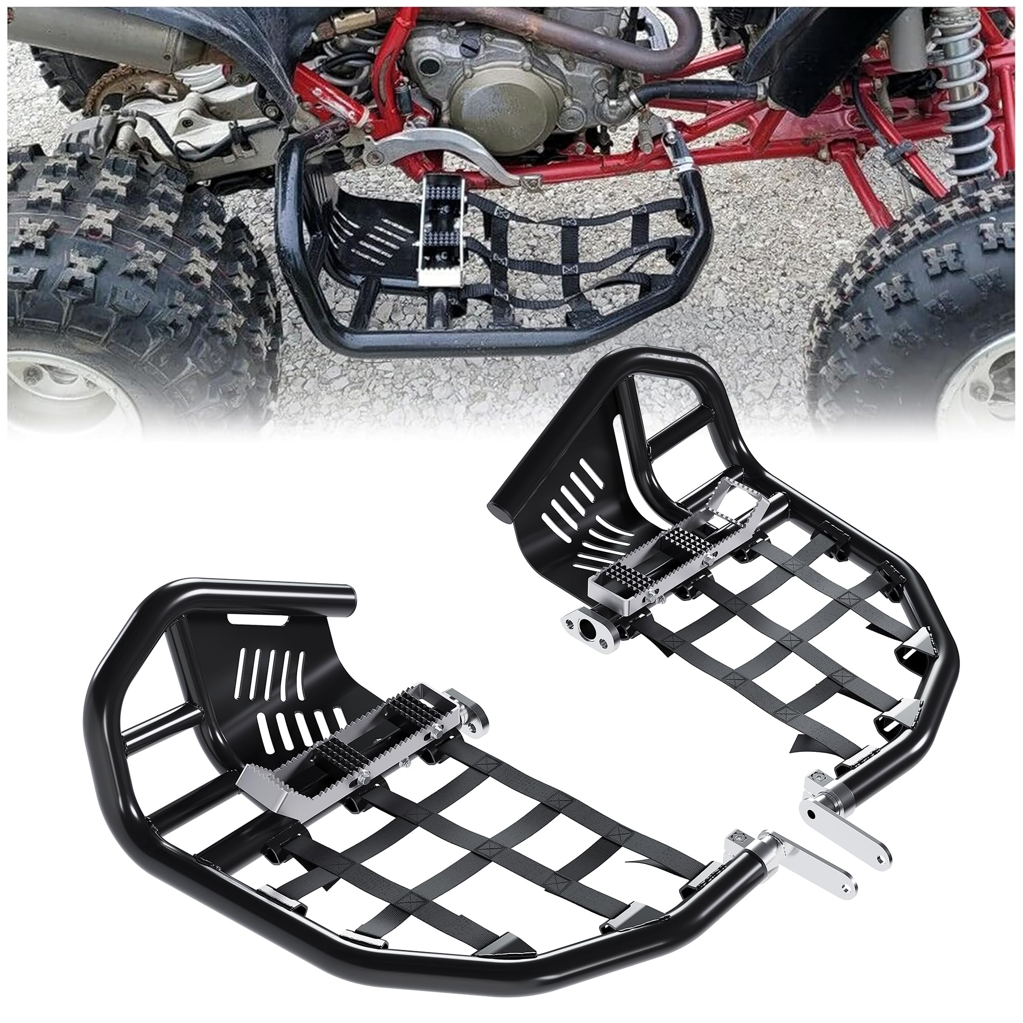 KUAFU Nerf Bars Foot Peg Heel Guard Compatible with All