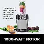 Ninja BL481C Nutri-Ninja mélangeur de technologie Auto-iQ, 1000W (Version canadienne),Argent