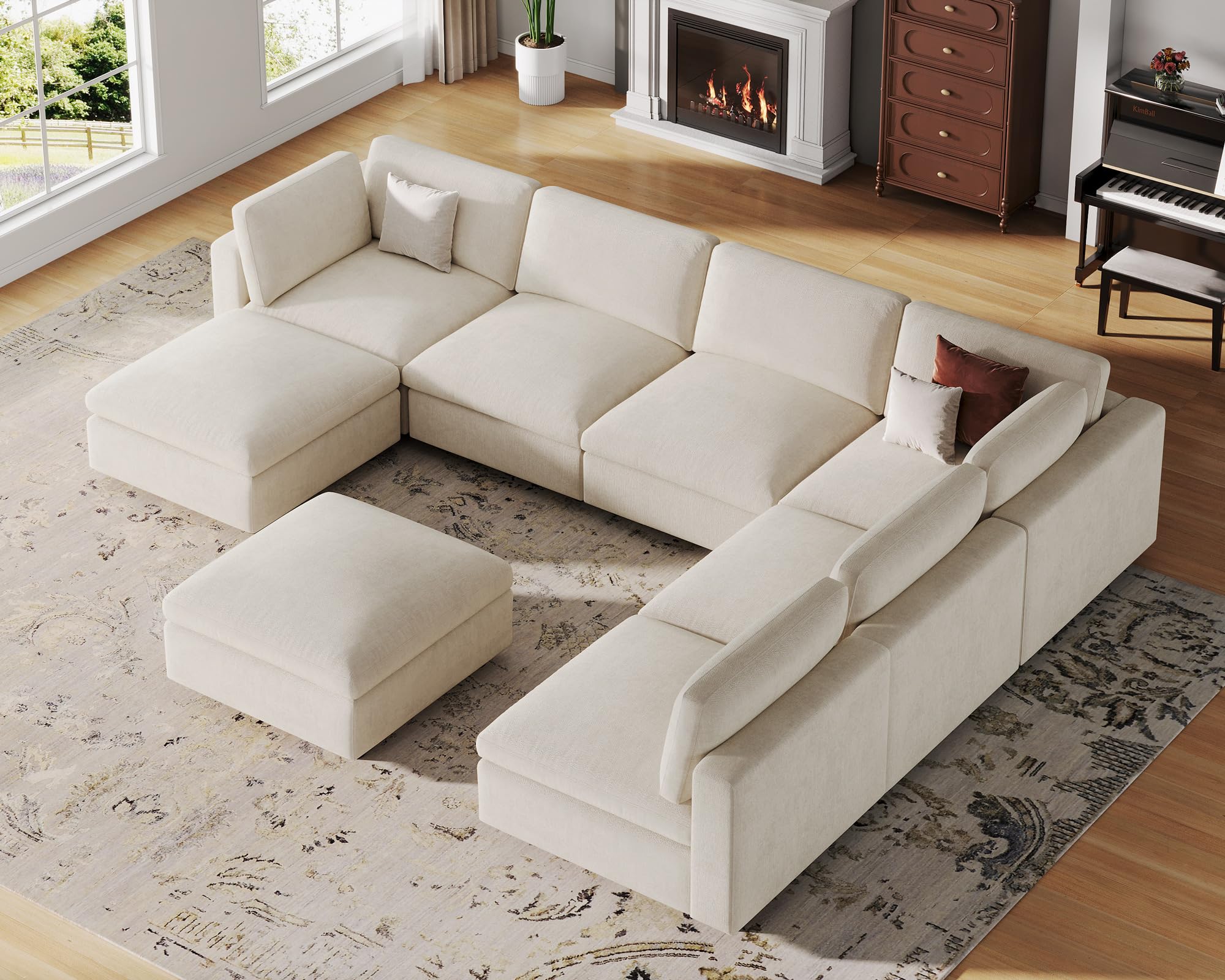 VANOMi U Shape Modular Sectional Sofa