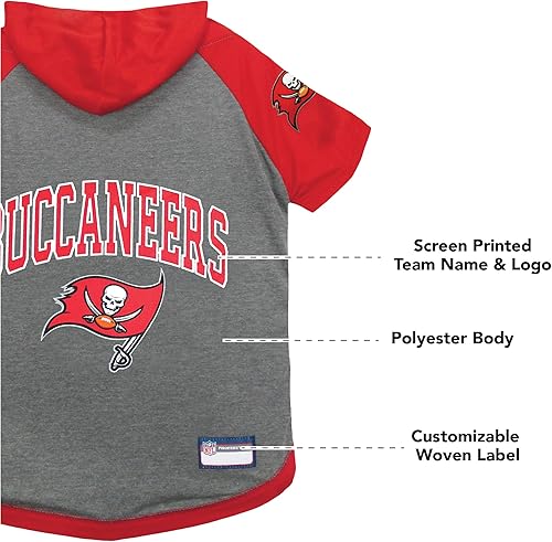 Vista 39 de NFL sudadera con capucha tee para perros y gatos. Fútbol perro sudadera con capucha playera disponible en todos los equipos de 32 NFL. cuttest
