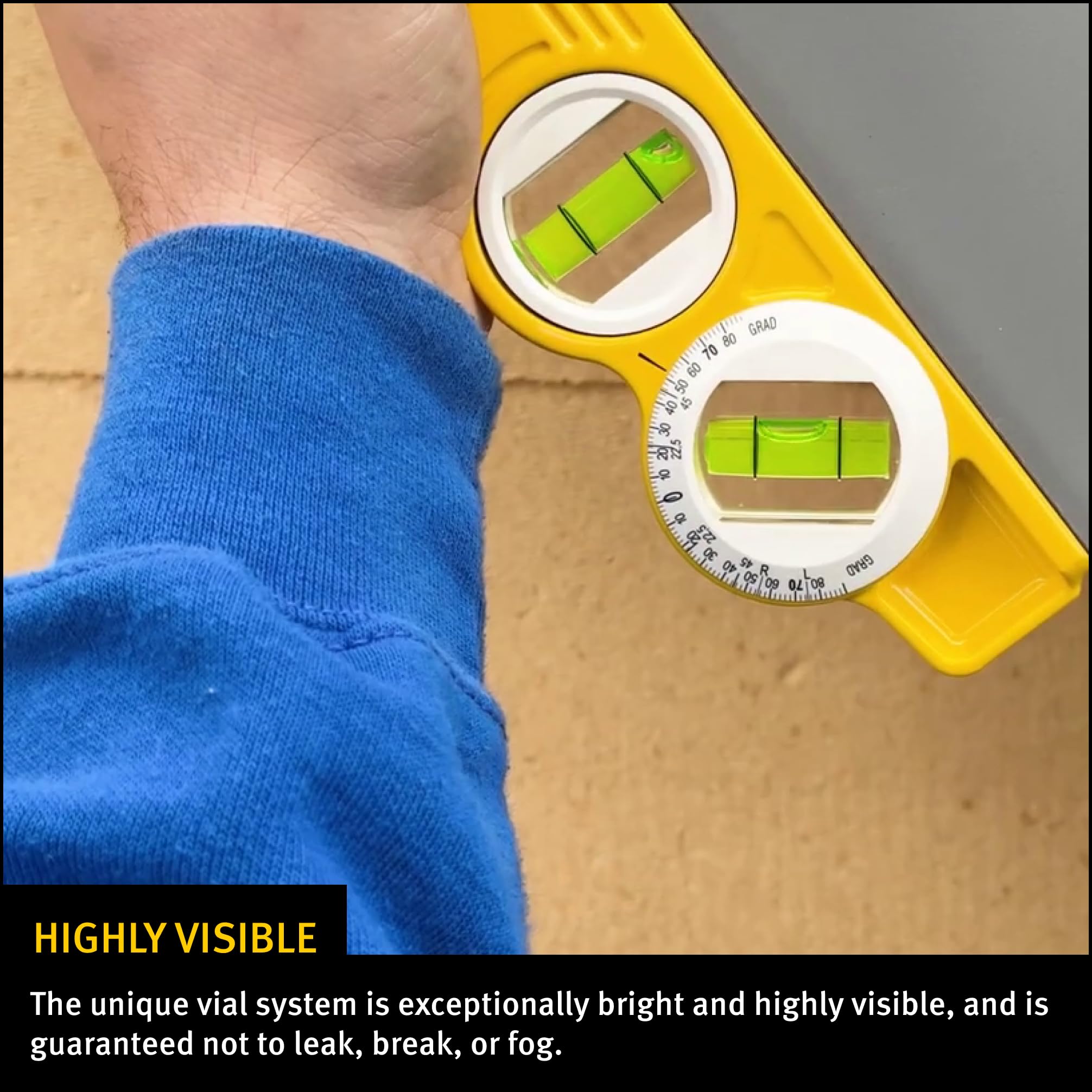 Stabila Torpedo Level - Accurate Leveling & Angle Measurement -4