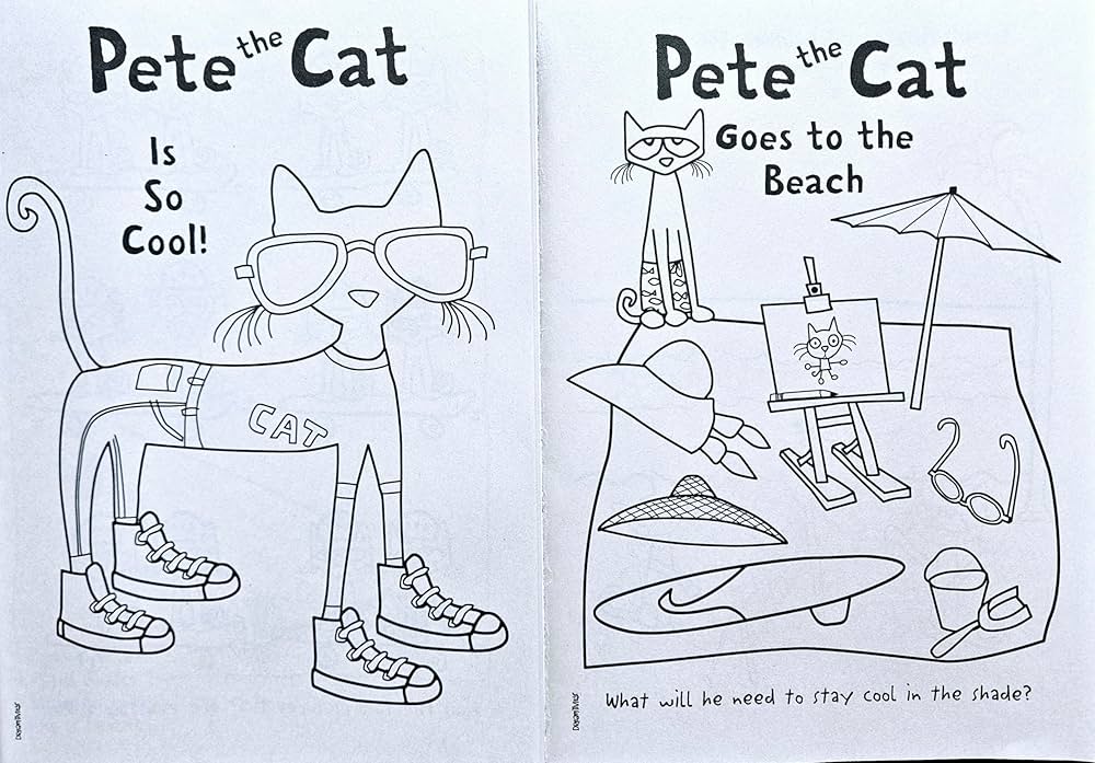 pete-the-cat-coloring-activity-book-set-of-2-james-dean-amazon-com-books for Pete The Cat Free Printables Pete the Cat Coloring & Activity Book Set of 2: James Dean: Amazon.com: Books for Pete The Cat Free Printables