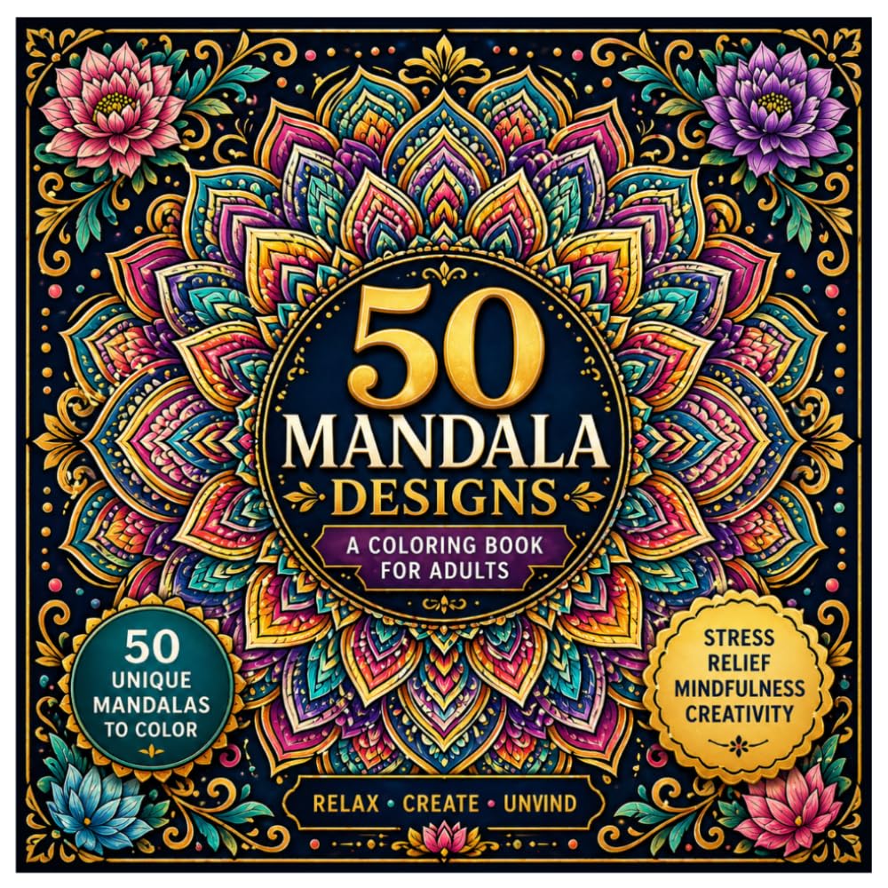 50 Stress Relief Designs for Relaxation & Mindfulness