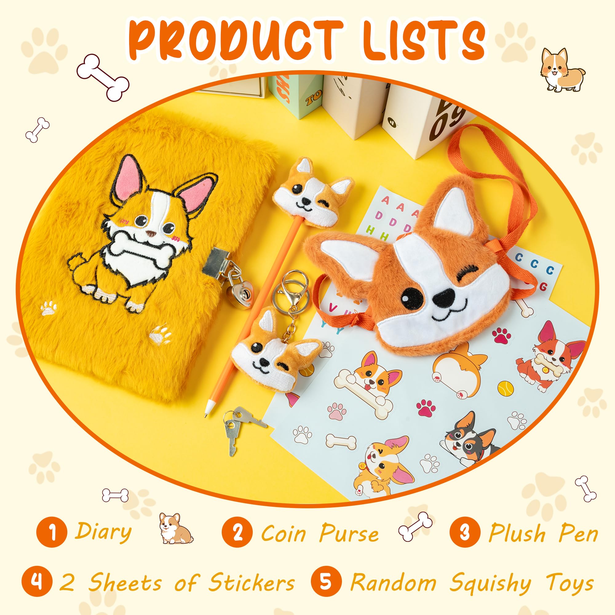 R HORSE Corgi Dog Diary Set - Image 3