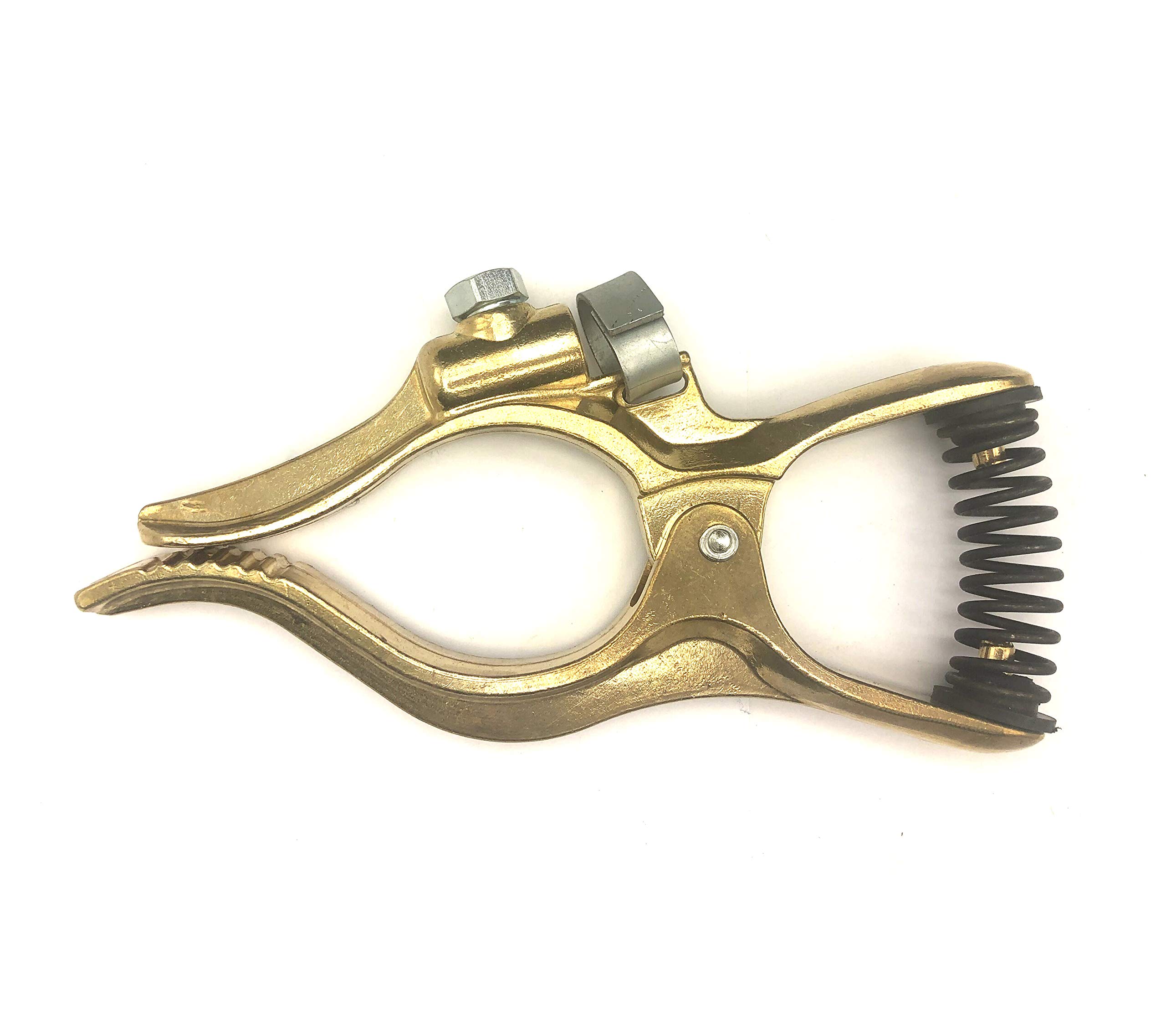 KingQT-style Welding Ground Clamp 300-Amp, Brass