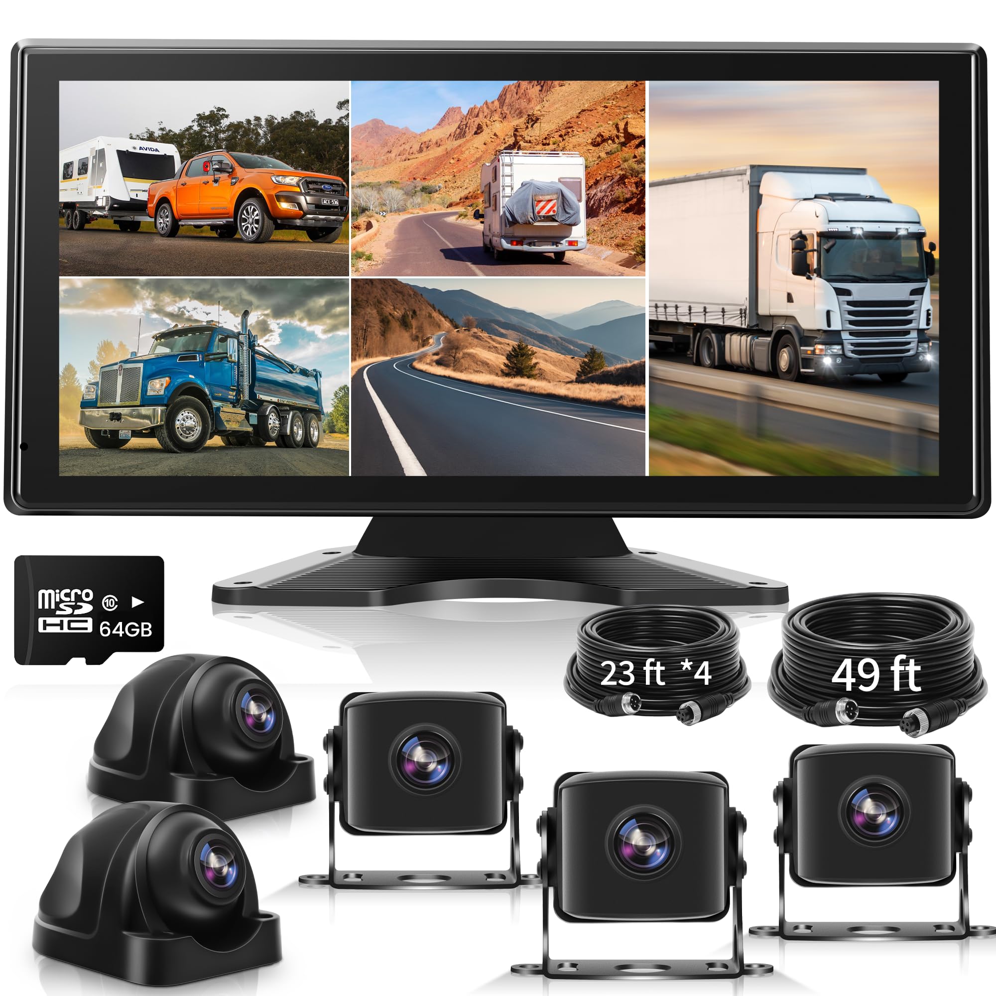 Xrizuo 10.36 5 Camera Backup System