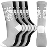 6 Pairs Wrestling Socks Athletic Mid Calf Woven Wrestle Socks Wrestling Gifts for Adult Men Women Wrestler Team Gifts