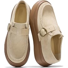 Genuine Leather Platform Sneakers for Women - Comfortable Womens Shoes