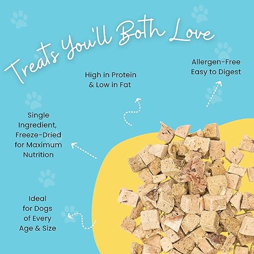 Miniatura 8 de hotspot pets Golosinas de corazón de res liofilizadas para gatos y perros, corazón de carne de res sin granos de un solo ingrediente, totalmente