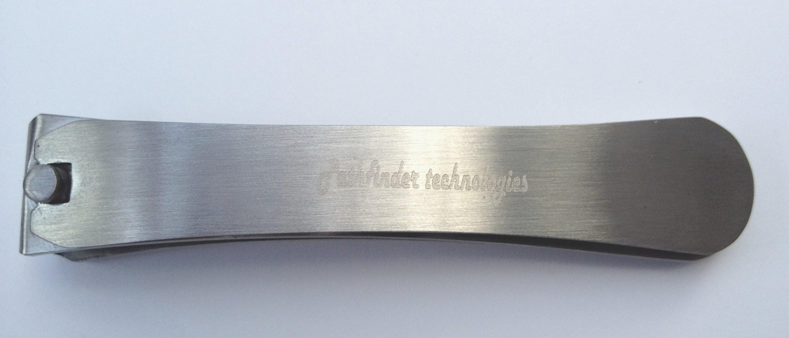 Pathfinder TechnologiesSTRAIGHT JAW Wide Grip Stainless Steel Nail Clippers with STRAIGHT Cutters.