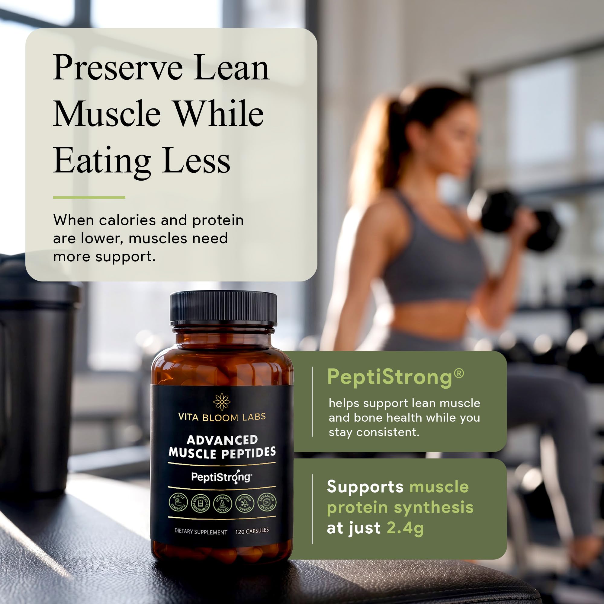Advanced PeptiStrong Muscle Peptides - Strength Builder, Growth & Recovery — Amazon image 5