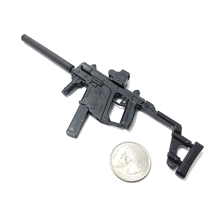 Buy 4D 1/6 Scale Kriss Vector Submachine Gun US Army Miniature Toy Guns