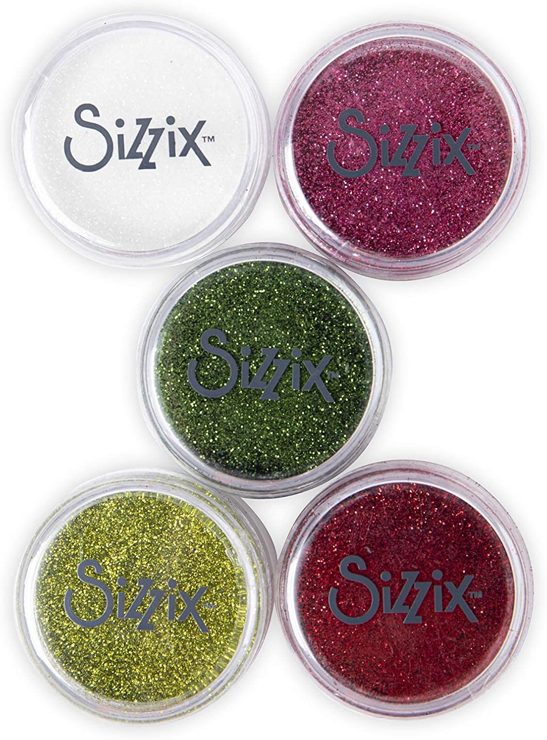Sizzix Surfacez 663783, 60 Pack, Festive Colours Cardstock, Multicolor