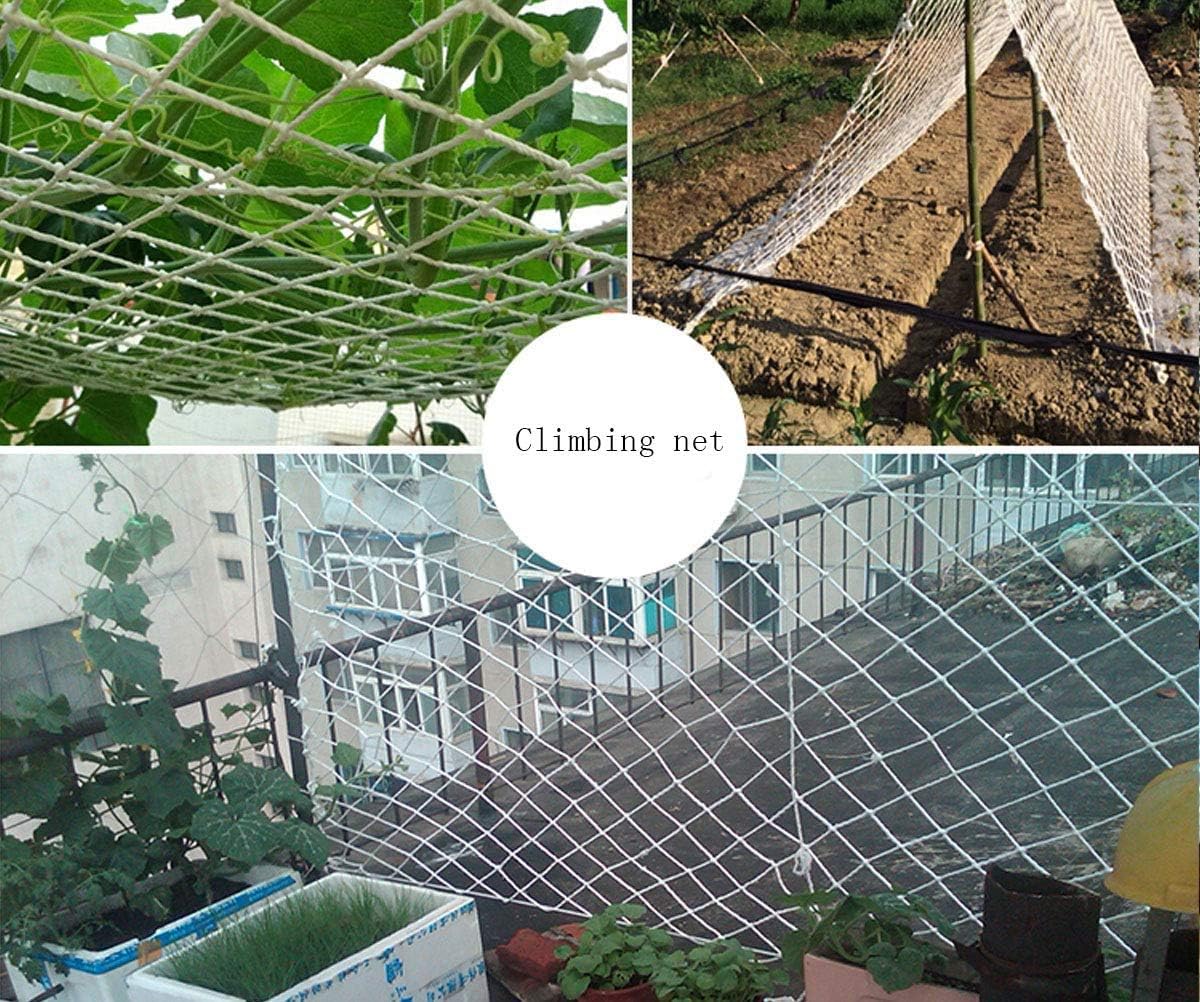 Pet Climbing Net, Balcony Banister Stair Protection Fence Decor Mesh Nets Netting, for Container Grid Rail Playground Indoor Net,2x8m（6.6 * 26ft）