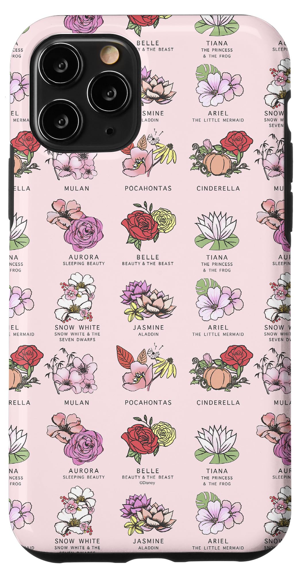 Coque iPhone 11 Pro Disney Princesses Fleur le cadeau d'anniversaire idéal - 4
