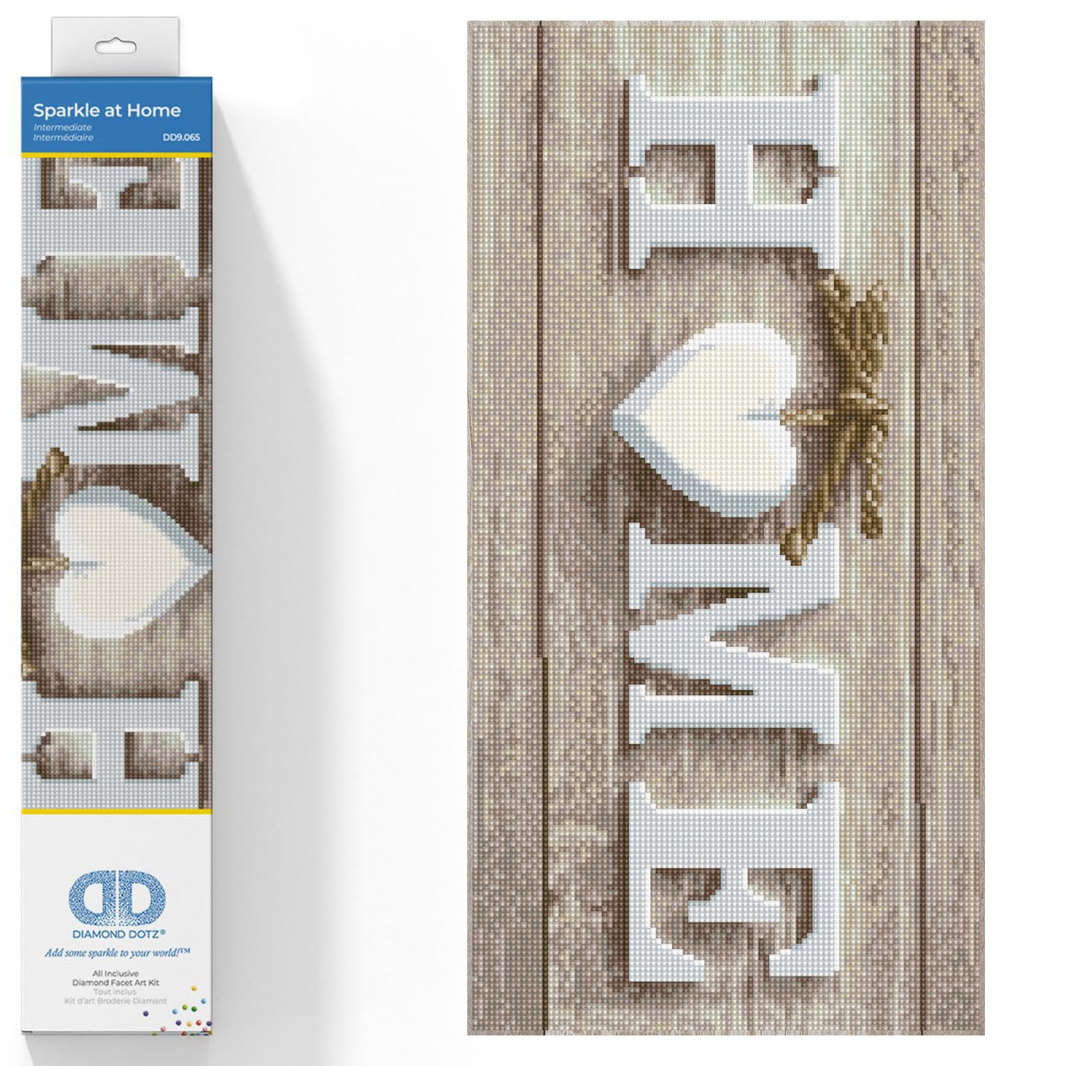 Painting, Intermediate Kit, DD9, Sparkle at Home, 53 x 27cm