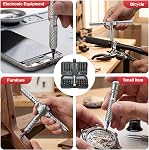 115-In-1 Magnetic Screwdriver Set Ratchet Screwdriver Set S2 Steel Drill Bits Multi-Functional Compact Repair Tool Kit Suitable for Furniture Precision Appliances Bicycles Ideal Gift for Men