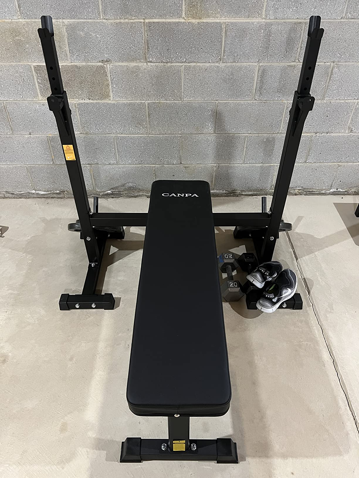 34/mo Finance Bench Press, CANPA Olympic Weight Bench with Squat