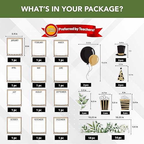 Miniatura 4 de Juego de 115 tablones de anuncios de cumpleaños de granja con papel de fondo y bordes, juego de tablón de anuncios de cumpleaños, juego de tablón de