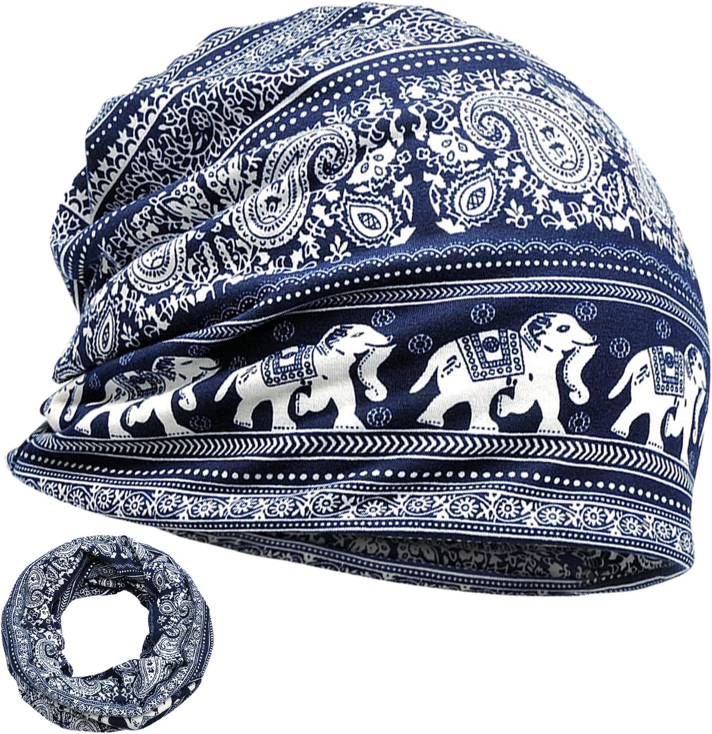 Chemo Headwear Ladies Beanie Hats Summer Cotton Turban Hats for Women/Men Slouchy Hat Bandanas Sleep Cap for Hair Loss