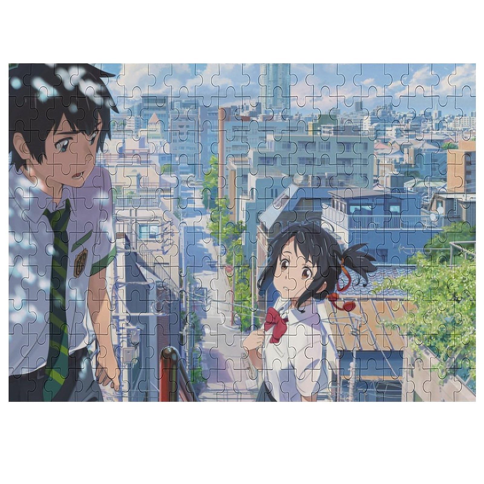 Amazon.co.jp: 宮水三葉 立花瀧 君の名は ジグソーパズル 木製のパズル