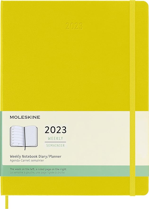 Moleskine Weekly Planner 2023, 12Month Weekly Diary, Weekly Planner