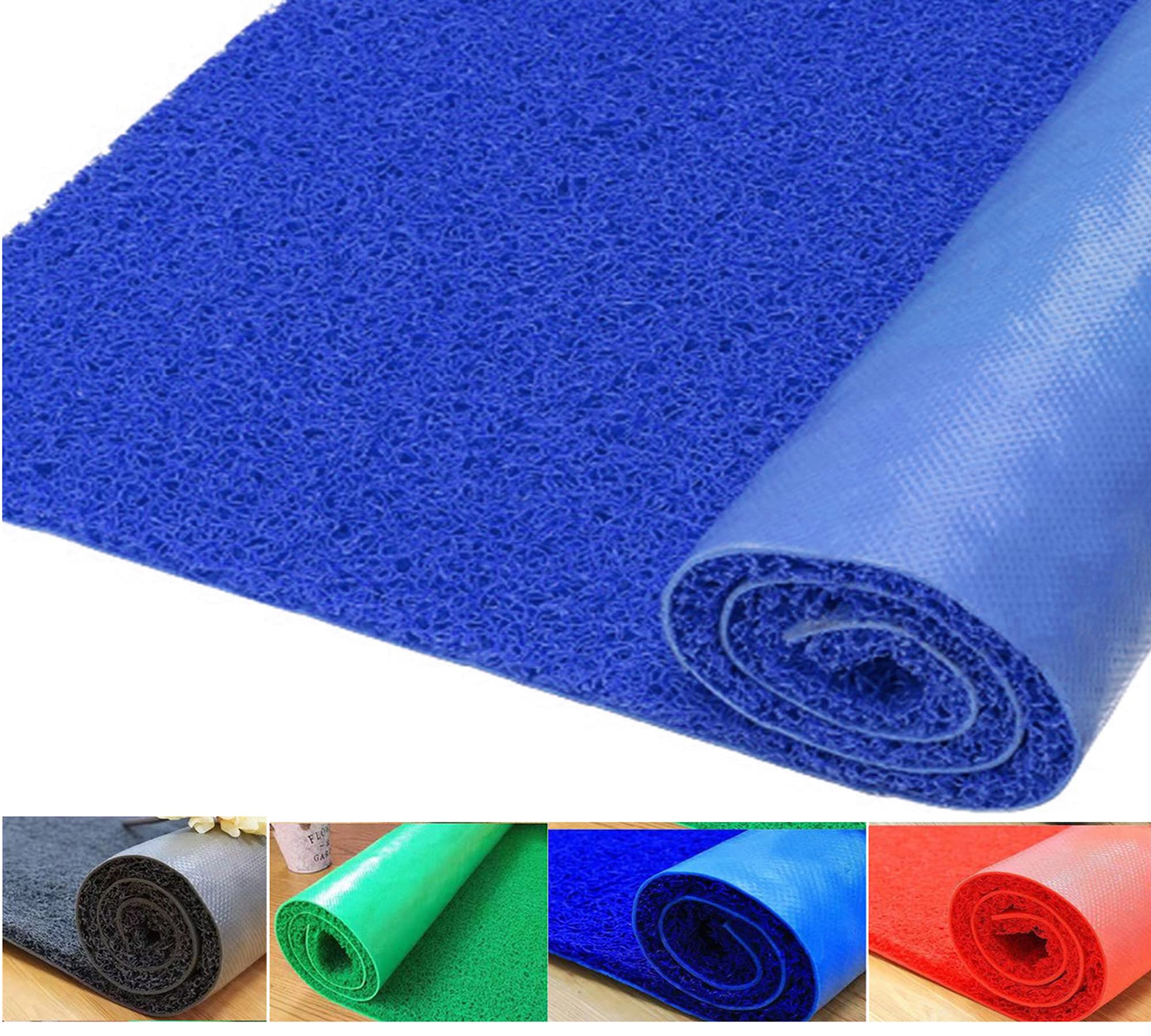 SAI PRASEEDA 24 X 48 Inch_2 X 4 Feet_Anti-Slip Waterproof PVC Cushion Wire Mesh Door Mat for Home Entrance_Balcony_Bath room_Bed room_Office_BLUE Color S6 (B0BLNYGN8V) Amazon Price History, Amazon Price Tracker