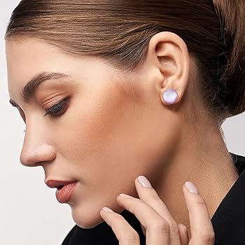 Amazon | AeraVida 上品な14mm円形ピンクマザーオブパール Amazon | AeraVida 上品な14mm円形ピンクマザーオブパール