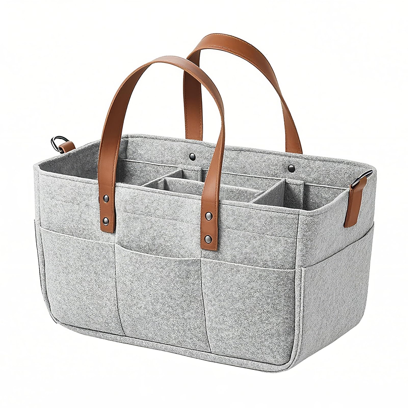 juningxin Nursery Storage Basket - Baby Diaper Caddy Organizer for Diaper Station Newborn Essentials Baby Shower Gifts and