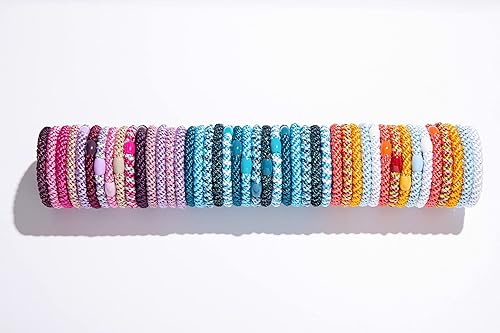 Miniatura 9 de L. Erickson Grab & Go Pony Tube - Nouveau Neutrals - Paquete de 15 ligas para cola de caballo