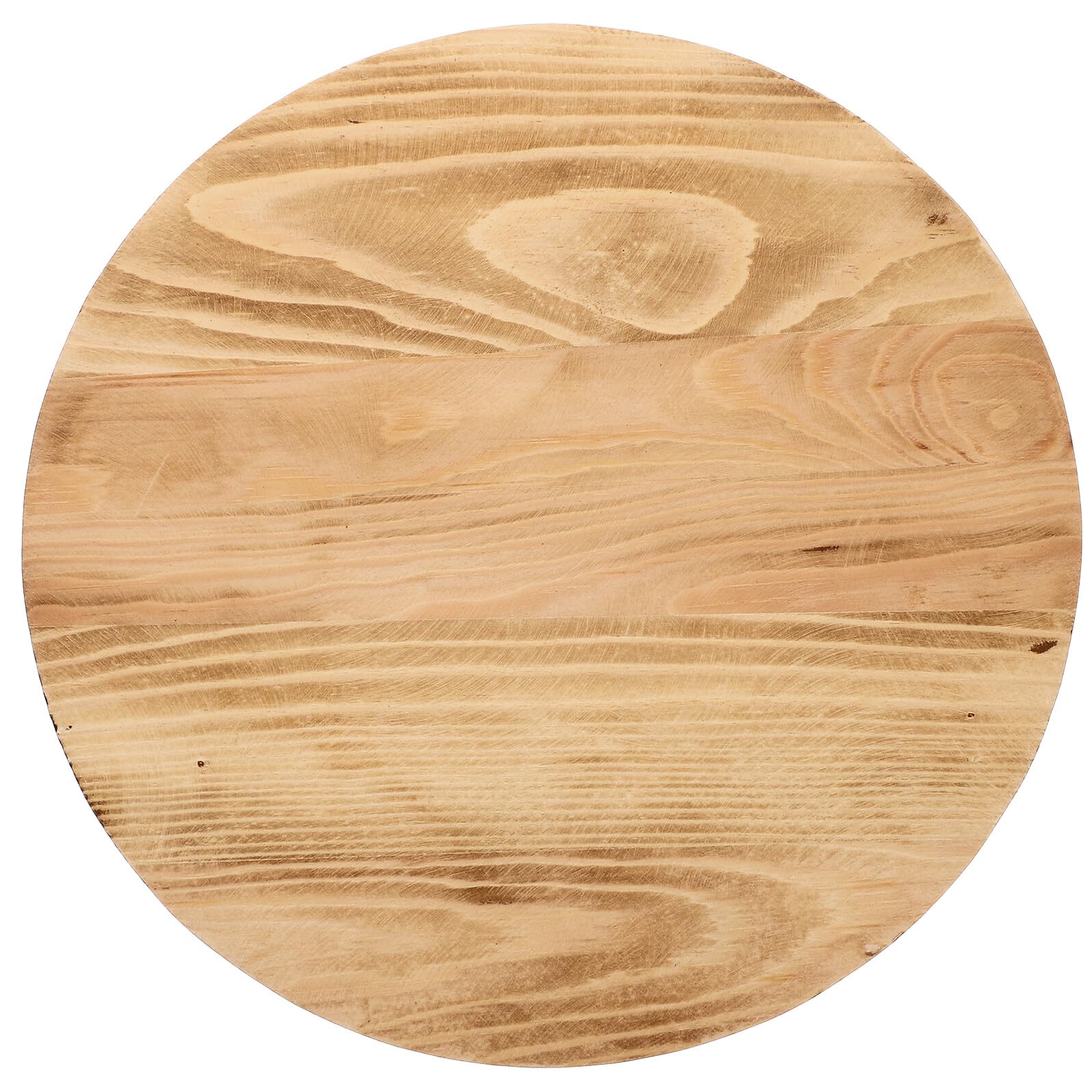 Soporte Estable Macetas Beige Pedestal Redondo de para Madera Reutilizable y Bonsái y Jardineras en Escritorio del Salón