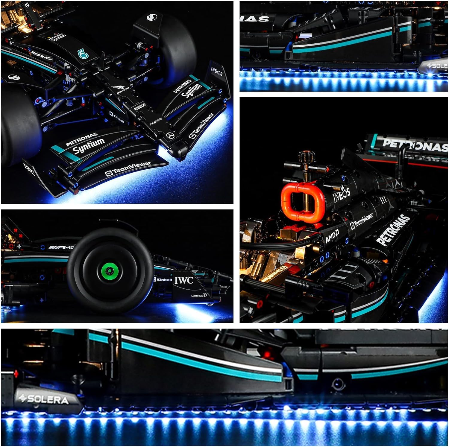 Bricklight Led Light kit for LEGO 42171 Mercedes-AMG F1 W14 E Performance (No set included, Only Light Kit) - Image 4