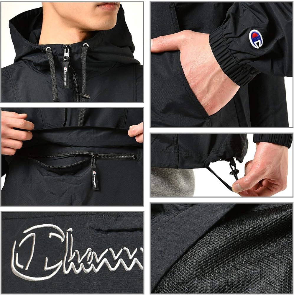 MONTEC ブラック アノラック ジャケット Lサイズ MONTEC ブラック アノラック ジャケット Lサイズ