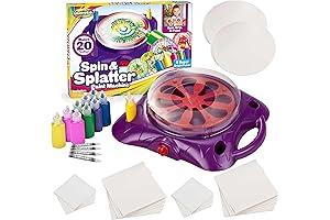 Creative Kids Spin & Splatter Masterpiece Bundle: Empowering Young Artists to Unleash Creativity