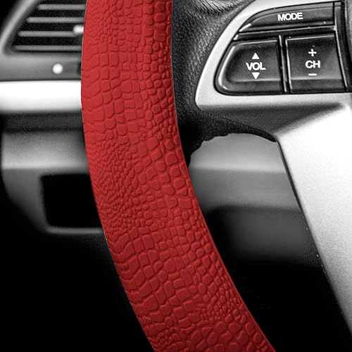 Miniatura 6 de Alfombrillas para piso de automóvil FH-F11322 de FH GROUP, ultrarresistentes, goma de primera calidad, recortables, Burgundy