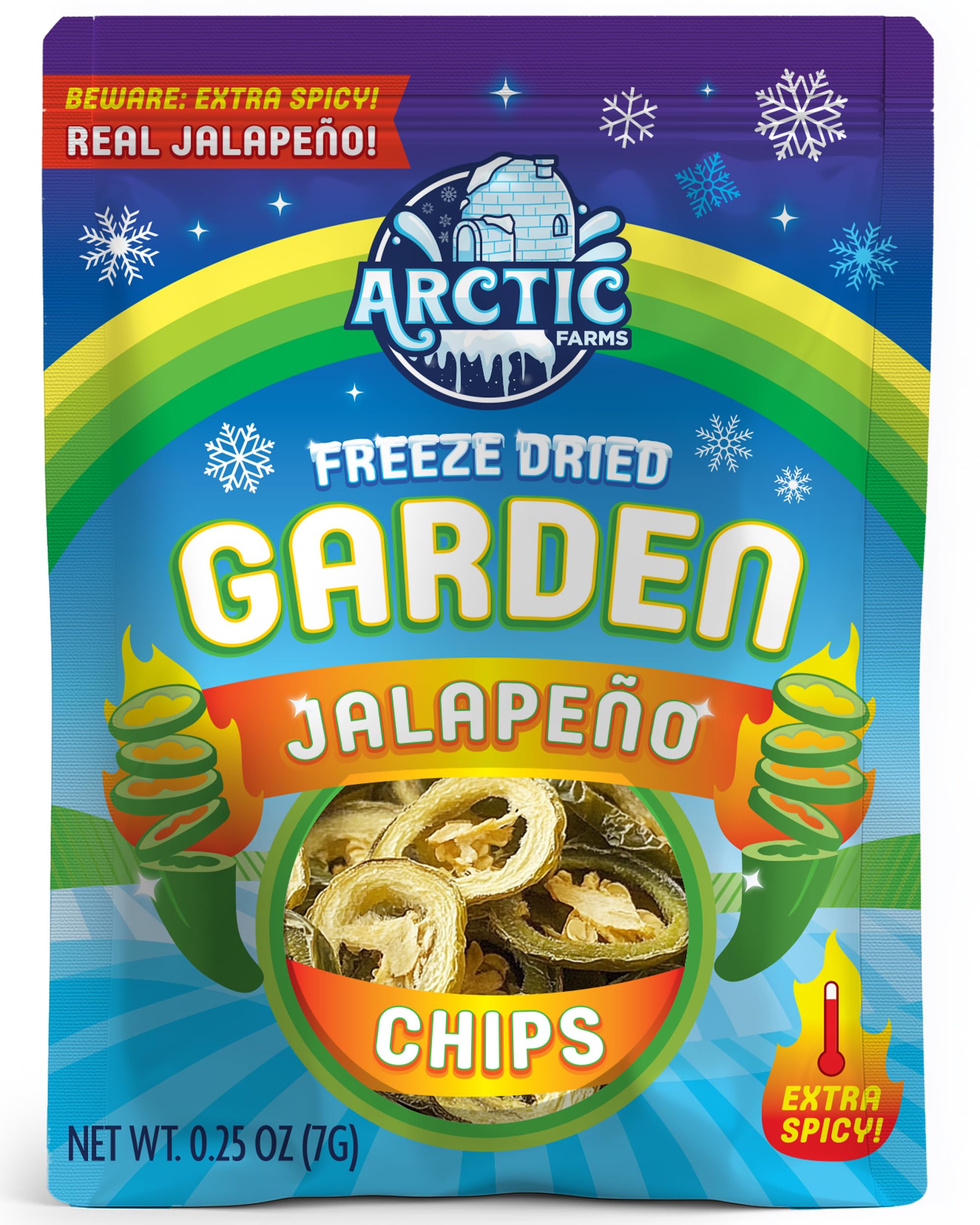 Amazon.com: Arctic Farms Garden Freeze Dried Jalapeno Chips, Extra