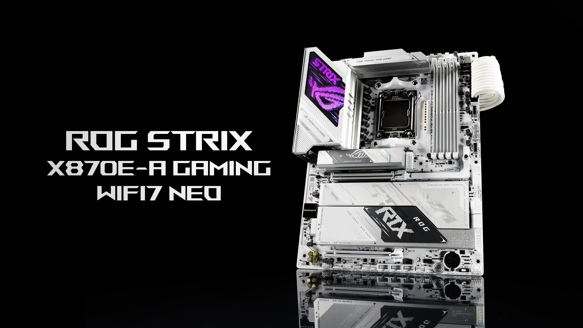 Amazon.com: ASUS ROG Strix X870E-A Gaming WIFI7 NEO AM5 ATX