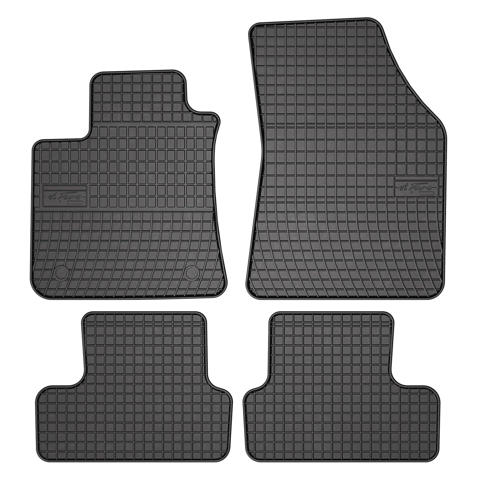 FROGUM El Toro Alfombrillas para Coche para Todo el año para Renault Megane IV 2016-2024 | Material Resistente | Borde Protector de 1,5 cm