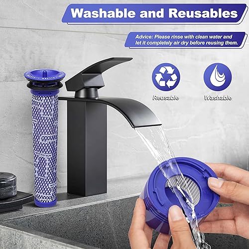 Miniatura 5 de 1 prefiltro y 1 kit de repuesto para aspiradora inalámbrica absoluta Dyson V7, V8 Animal y V8, sustituye a la pieza # 965661-01 y 967478-01 - 2