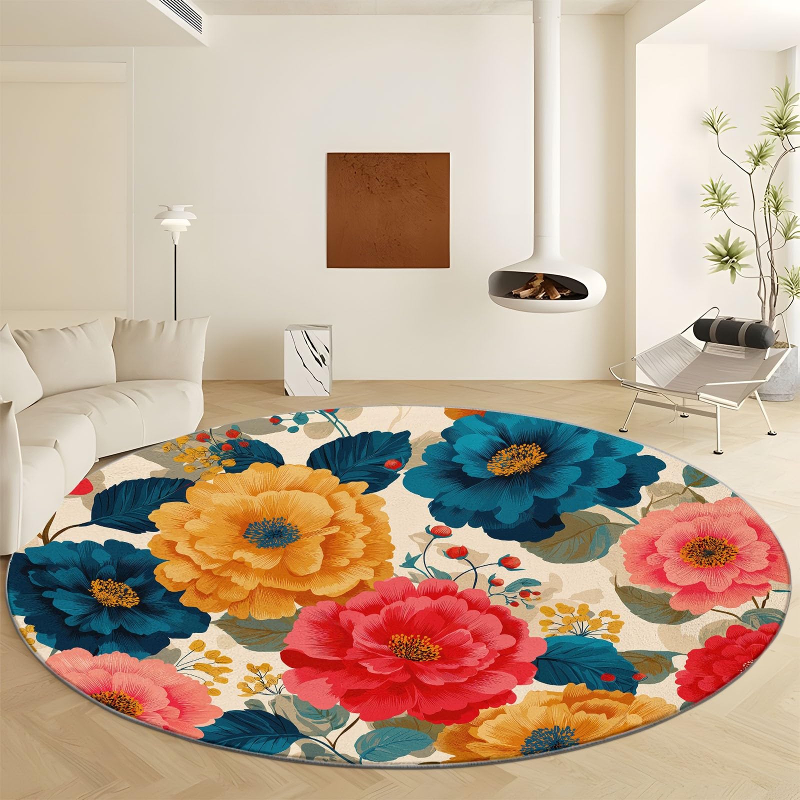 Tapis à pile courte lavable et antidérapant pour chambre enfant