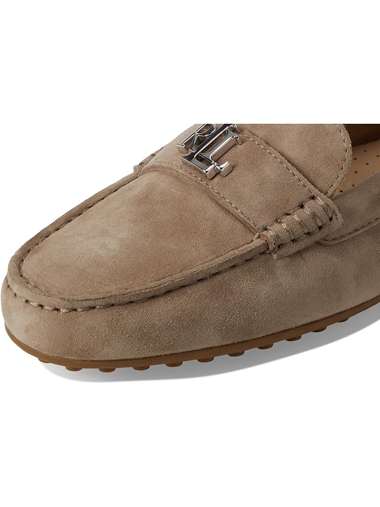 Taupe Lauren Ralph Lauren Barnsbury Suede Loafer