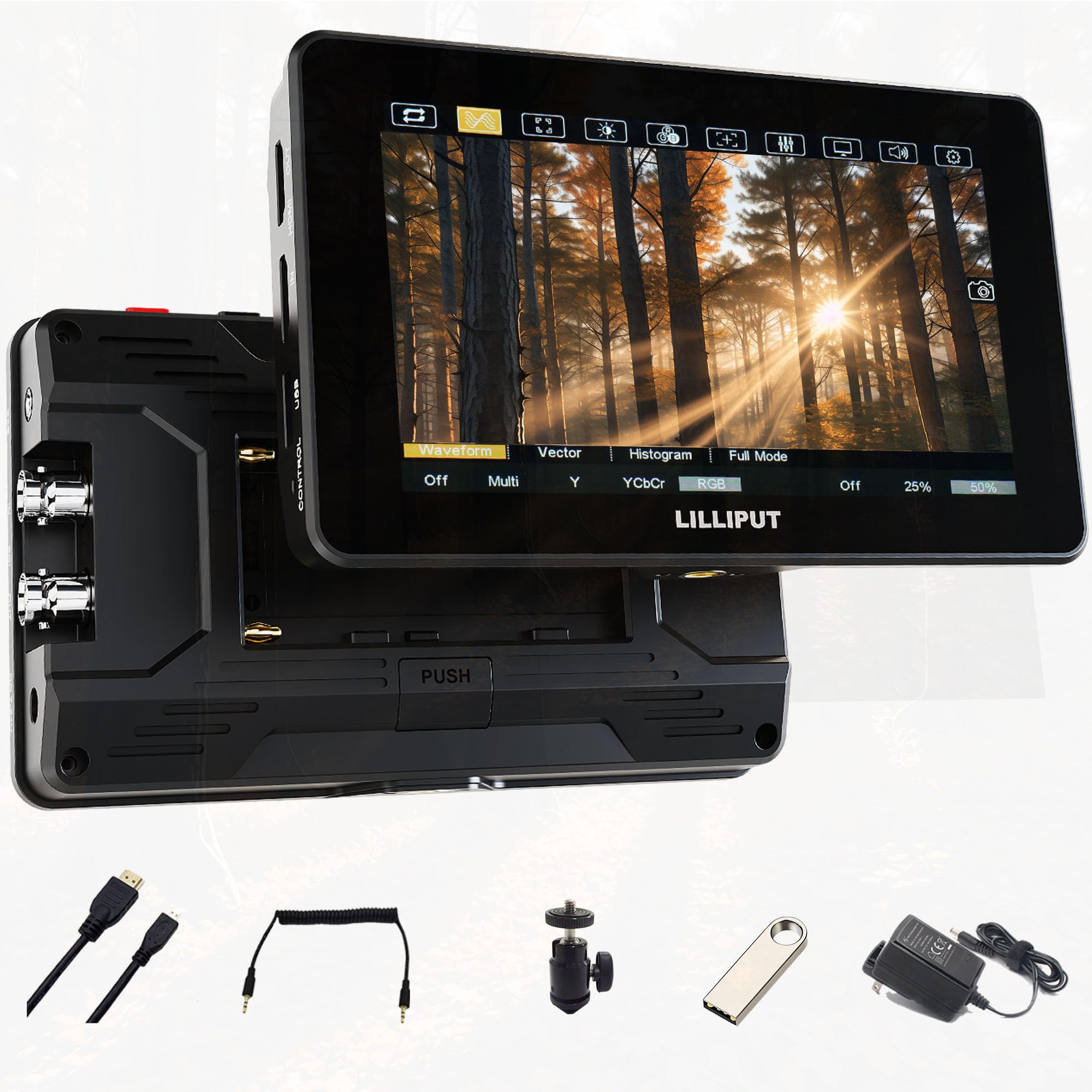 LILLIPUT HT5S 5,5" FHD IPS caméra Moniteur 2000NITS, DSLR Moniteur de Champ de caméra, ekran dotykowy Kamera Field Monitor HDMI SDI 3D-LUT HDR 1920 x 1080
